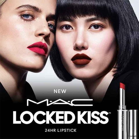 MAC Locked Kiss 24 Hour - Extra Chili for Women - 0.06 oz Lipstick MAC