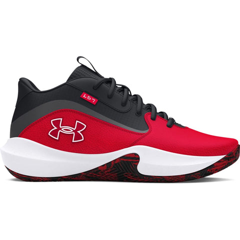 Under Armour Unisex Lockdown 7, (600) Red/Black/Red, 11, US