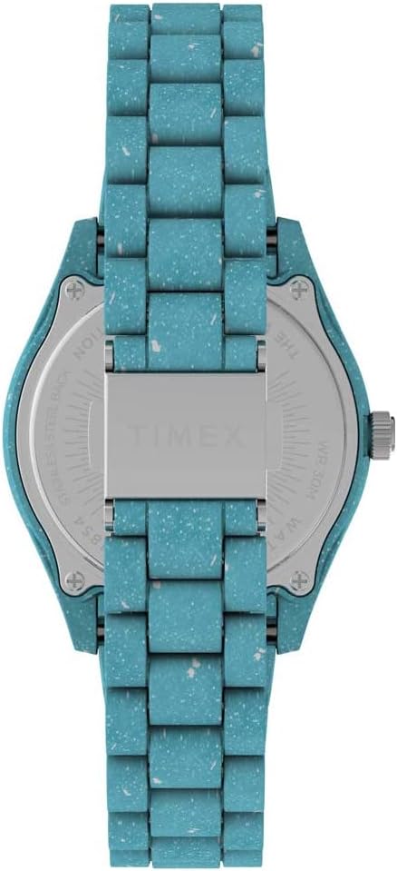 Timex Women's Waterbury Ocean Recycled Plastic 37mm Watch - Triple Light Blue Timex
