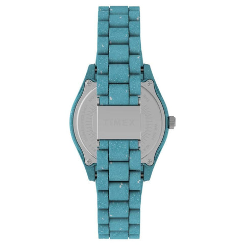 Timex Women's Waterbury Ocean Recycled Plastic 37mm Watch - Triple Light Blue Timex