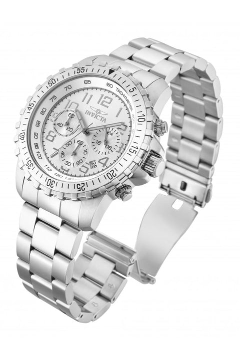Invicta Men's Specialty Quartz Watch with Stainless Steel Band, Silver (Model: 6620) Invicta