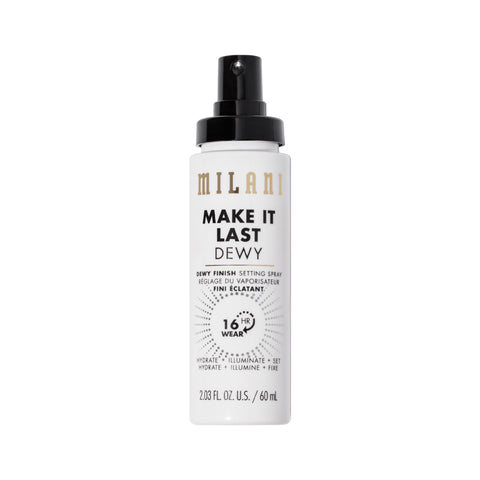 Milani Make It Dewy Setting Spray 3 in 1- Hydrate + Illuminate + Set (2.03 Fl. Oz.) Makeup Finishing Spray - Makeup Primer & Hydrating Setting Spray Milani