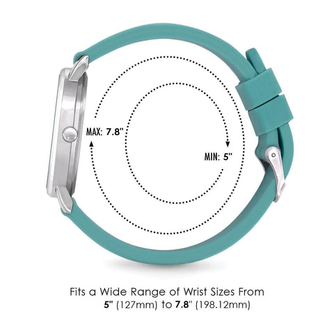 Speidel Original Scrub Watch™ for Nurses, Medical Professionals, Mens and Womens Watch with Second Hand Nursing, Nurse Watches for Women Men, Waterproof 12 and 24 hr Time - Teal