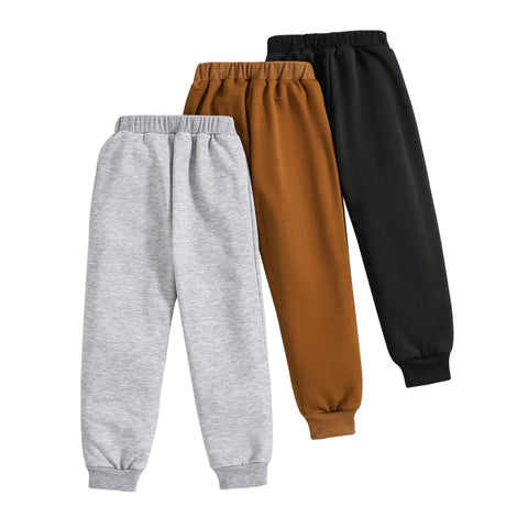 Nivne Tco Toddler Boy Pants - 3 Pack Sweatpants - Dinosaur Graphic Print Toddler Jogger Pants (4 Years)