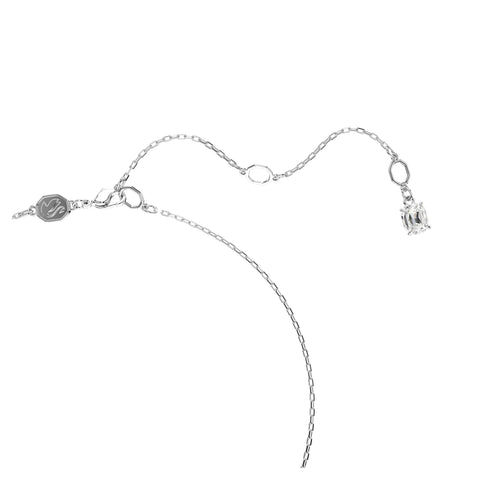 Swarovski Swan Pendant, Swan, Black, Rhodium Finish