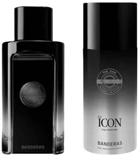 Antonio Banderas The Icon Perfume for Men 2 Pc Set (3.4 Edp Spr + 5.1 Deo Spr) Antonio Banderas