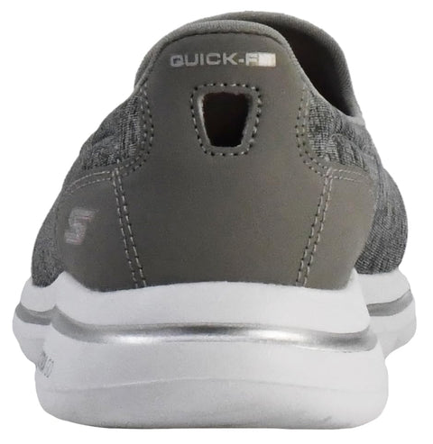 Skechers Women's Go Walk 5 Honor Sneaker, Grey, 9 Wide