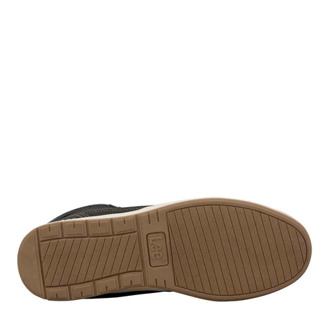 Lee Men's Dayton Sneaker, Black/Tobacco, 11.5