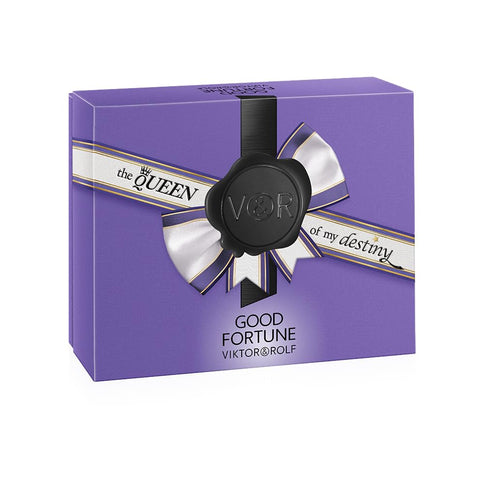 Viktor&Rolf - Good Fortune Eau de Parfum - Floral Women's Perfume Gift Set - With Notes of Jasmine & Vanilla - Full Size, 3 Fl Oz & Travel Size, 0.3 Fl Oz Viktor&Rolf