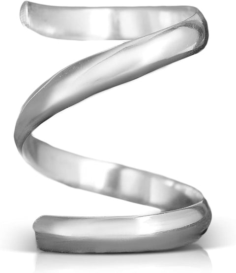 Boho-Magic 925 Sterling Silver Thumb Rings for Women Wrap Statement Ring, Adjustable (7) Boho-Magic