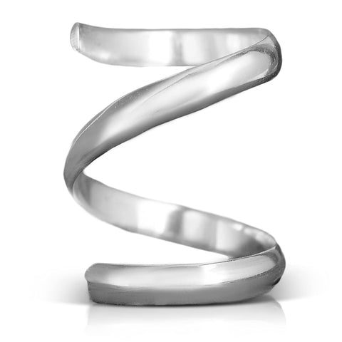 Boho-Magic 925 Sterling Silver Thumb Rings for Women Wrap Statement Ring, Adjustable (7) Boho-Magic