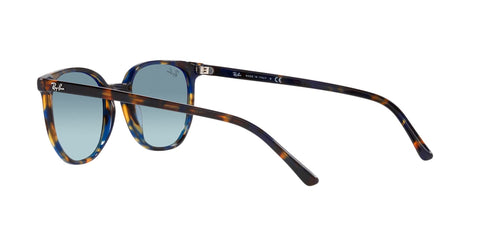 Ray-Ban Unisex RB2197 Elliot Square Sunglasses, Yellow Blue Havana/Blue Gradient Grey, 50 mm