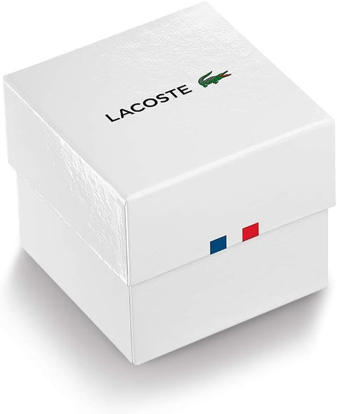 Lacoste.12.12 Men's Quartz Plastic and Silicone Strap Watch, Color: Blue (Model: 2011172) Lacoste