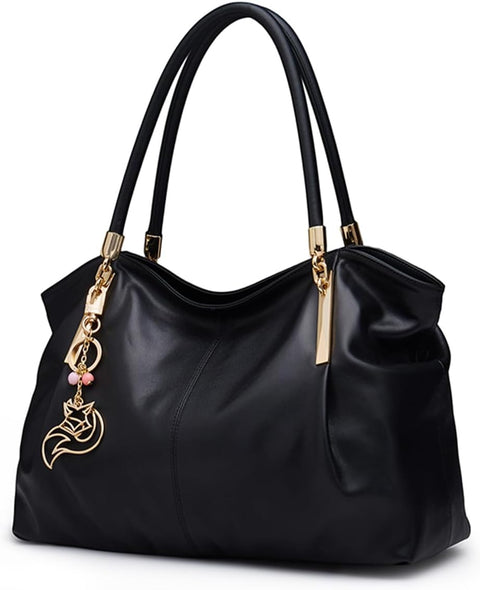 FOXLOVER Large Capacity Tote Handbags for Women, Women's Top-handle Bags Fashion Shoulder Bags Purses Minimalist design FOXLOVER