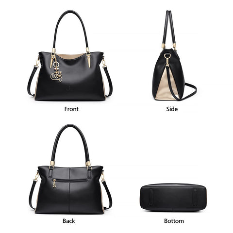 FOXLOVER Large Capacity Tote Handbags for Women, Women's Top-handle Bags Fashion Shoulder Bags Purses Minimalist design FOXLOVER