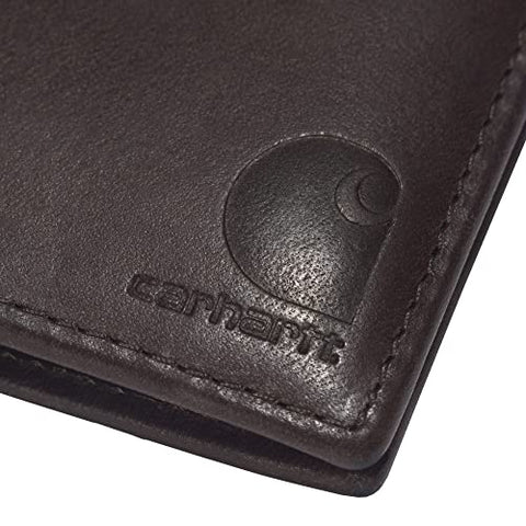 Carhartt Men's Billfold Wallet, Oil Tan Leather (Brown), One Size Carhartt