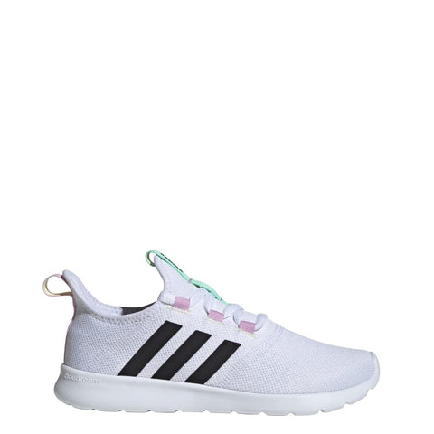 adidas Women's Cloudfoam Pure 2.0 Sneaker, White/Black/Pulse Mint, 8.5 adidas