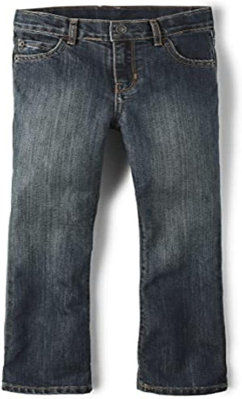 The Children's Place Boys Basic Bootcut Jeans,Dustbowl Wash Single,6