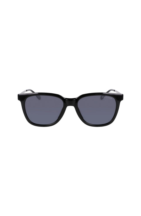 Cole Haan Women's Ladies Polarized Sunglass Rectangular, Black, 53mm Cole Haan