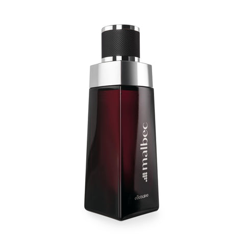 Malbec Eau de Toilette By O Boticario, Cologne For Men, Long-Lasting Fragrances, French Oak Barrel-Aged Red Wine & Woody Amber Perfume Scent, 3.4 Ounce Malbec