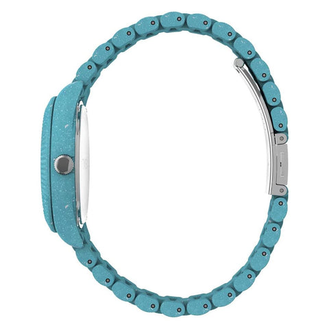 Timex Women's Waterbury Ocean Recycled Plastic 37mm Watch - Triple Light Blue Timex