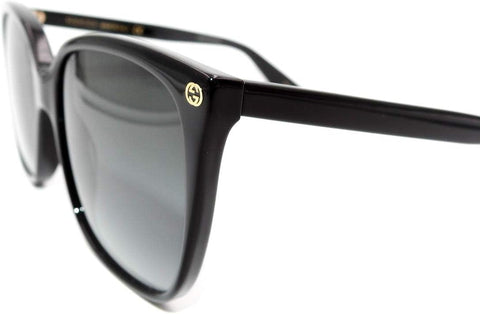 Gucci Women's Lightness Square Sunglasses, Black/Grey, One Size
