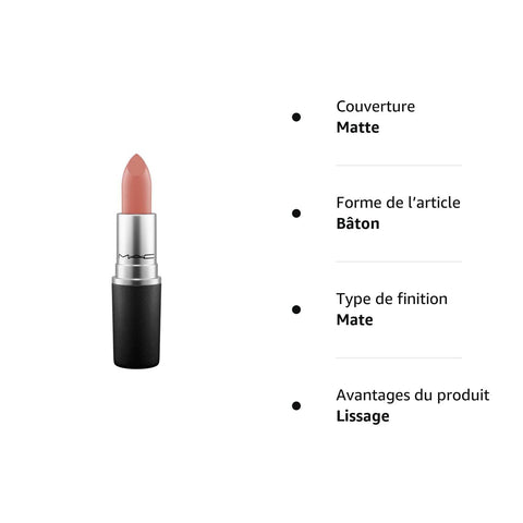 Mac Matte Lipstick, Velvet Teddy (3g/0.1oz) MAC