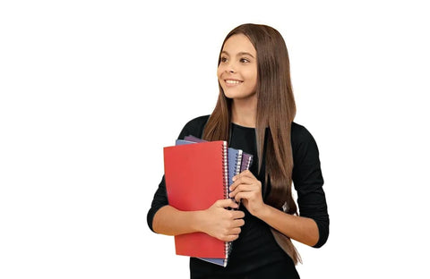 Brix Girls' Long Sleeve Tees - 4 -Pack Crew Neck Super Soft Cotton T Shirts. 7/8