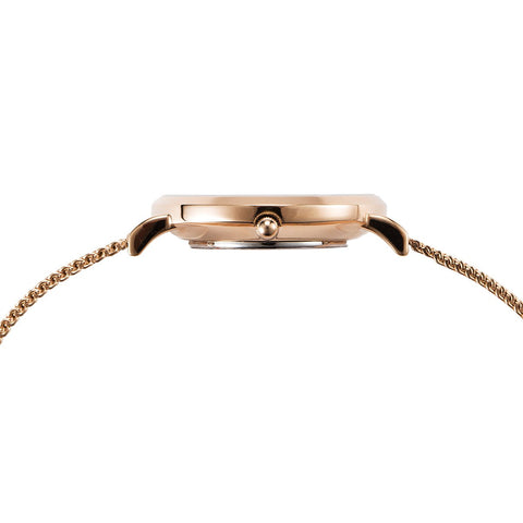 VICTORIA HYDE Fashion Rose Gold Watches for Women Easy Read Mother of Pearl Dial Analog Quartz Stainless Steel Mesh Band Ladies Wristwatch VICTORIA HYDE