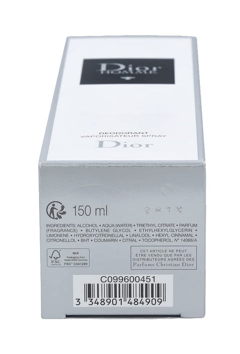 Dior Homme by Christian Dior Deodorant Spray for men, 5.1 Ounce