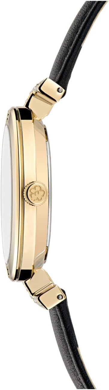 Ted Baker Ladies Black Vegan Leather Strap Watch (Model: BKPDAF3019I) Ted Baker
