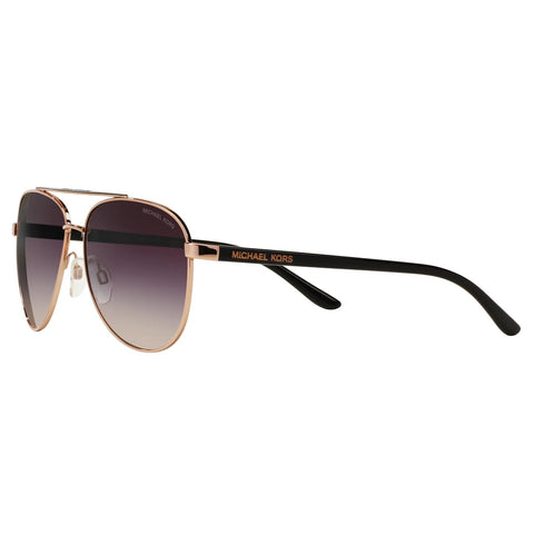 Michael Kors 0MK5007 109936 59 (MK19) Women's Rose Gold Hvar Sunglasses, Gold (rose gold/grey rose gradient), 59 Michael Kors