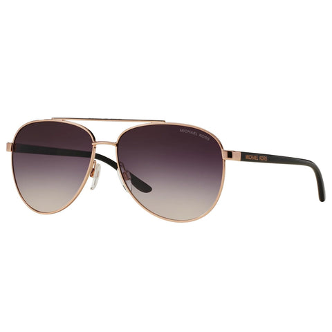 Michael Kors 0MK5007 109936 59 (MK19) Women's Rose Gold Hvar Sunglasses, Gold (rose gold/grey rose gradient), 59 Michael Kors