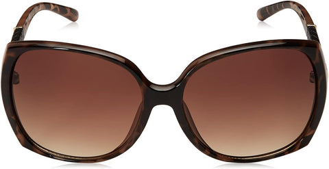 Jessica Simpson Womens J5236 Oversized Rectangular Sunglasses With Uv400 Protection. Glam Gifts For Her, 60 Mm, Tortoise, 60 Mm US Jessica Simpson