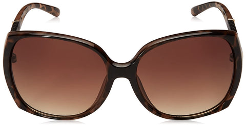 Jessica Simpson Womens J5236 Oversized Rectangular Sunglasses With Uv400 Protection. Glam Gifts For Her, 60 Mm, Tortoise, 60 Mm US Jessica Simpson