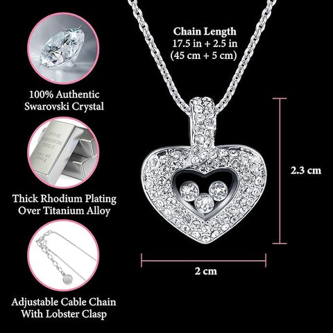 TRYNDI To My Daughter Necklace from Dad - Daughter Christmas Gifts, Necklaces for Women, Gifts for Women Birthday, Valentine's Day, Mother's Day