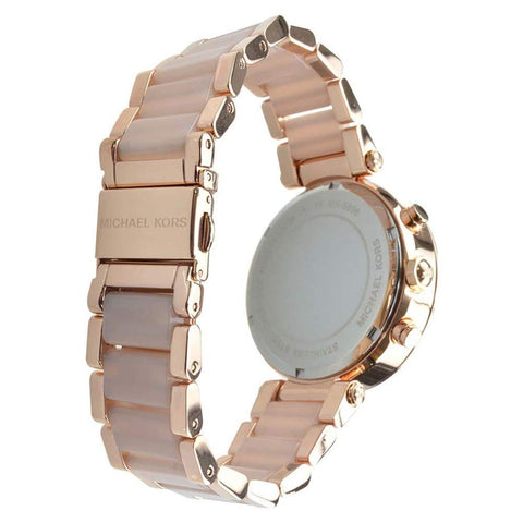 Michael Kors Parker Chronograph Rose Gold-Tone Stainless Steel Women's Watch (Model: MK5896) Michael Kors