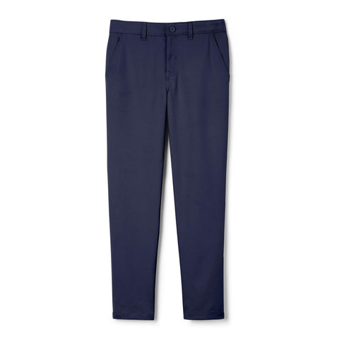 French Toast Boys' Slim Fit Stretch Performance Pant, Navy, 12