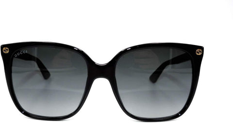 Gucci Women's Lightness Square Sunglasses, Black/Grey, One Size