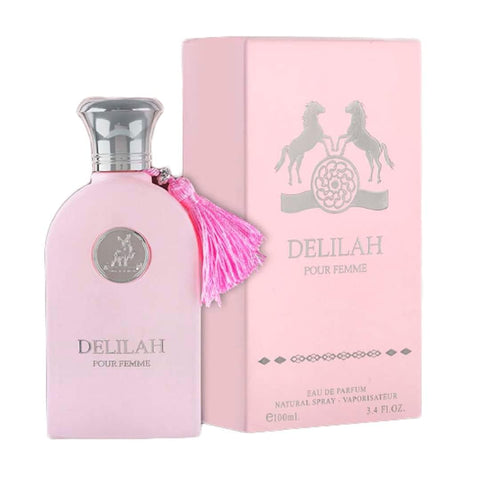 ALHAMBRA DELILAH POUR FEMME EAU DE PARFUM,100ml | LUXURY LONG LASTING FRAGRANCE | PREMIUM IMPORTED FRAGRANCE SCENT FOR MEN AND WOMEN | PERFUME GIFT SET | ALL OCCASION (Pack of 1) Generic