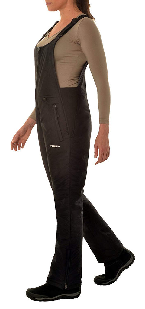 Arctix Women's Essential Insulated Bib Overalls, Black, Medium, 1450 Arctix