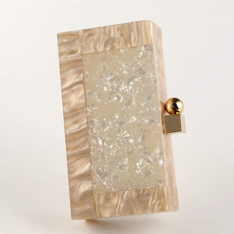 Menurra Women Acrylic Evening Clutch bag Glitter Marble Purse Handbag for Wedding Cocktail Party Prom Menurra