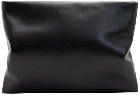 AllSaints Bettina Leather Clutch Bag, Black AllSaints