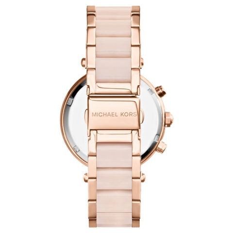Michael Kors Parker Chronograph Rose Gold-Tone Stainless Steel Women's Watch (Model: MK5896) Michael Kors