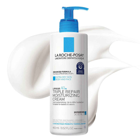 La Roche-Posay Lipikar AP+ Triple Repair Moisturizing Cream, Face & Body Lotion For Dry Skin, Shea Butter & Niacinamide Moisturizer, Gentle Face & Body Cream For Dry, Rough & Sensitive Skin La Roche-Posay