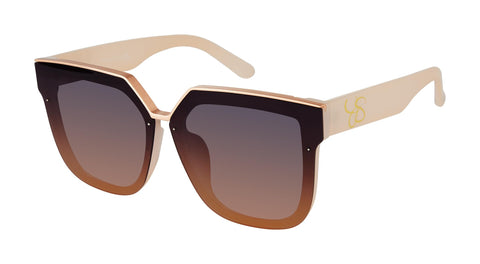 Jessica Simpson Women's J6214 Oversized Cat Eye Square Sunglasses with UV400 Protection - Glamorous Sunglasses for Women, 67mm Jessica Simpson