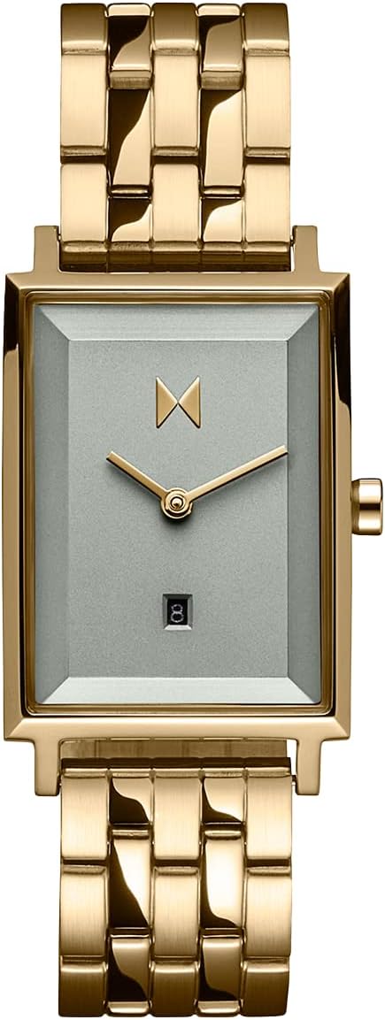 MVMT Signature Square Watches for Women - Premium Minimalist Women’s Watch - Analog, Stainless Steel, 5 ATM/50 Meters Water Resistance - Interchangeable Band - 24mm MVMT