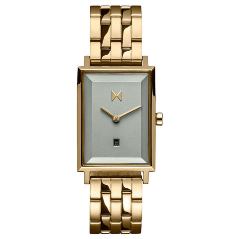 MVMT Signature Square Watches for Women - Premium Minimalist Women’s Watch - Analog, Stainless Steel, 5 ATM/50 Meters Water Resistance - Interchangeable Band - 24mm MVMT