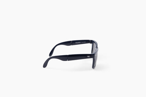 Foldies Classic Folding Sunglasses Polarized, UV400, UVA, UVB Protection for Men Women, Folding Sunglasses Leather Case