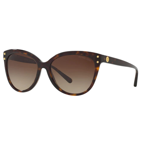 Michael Kors Jan MK2045 55mm Dark Tortoise Acetate/Brown Gradient One Size sunglasses womens Michael Kors